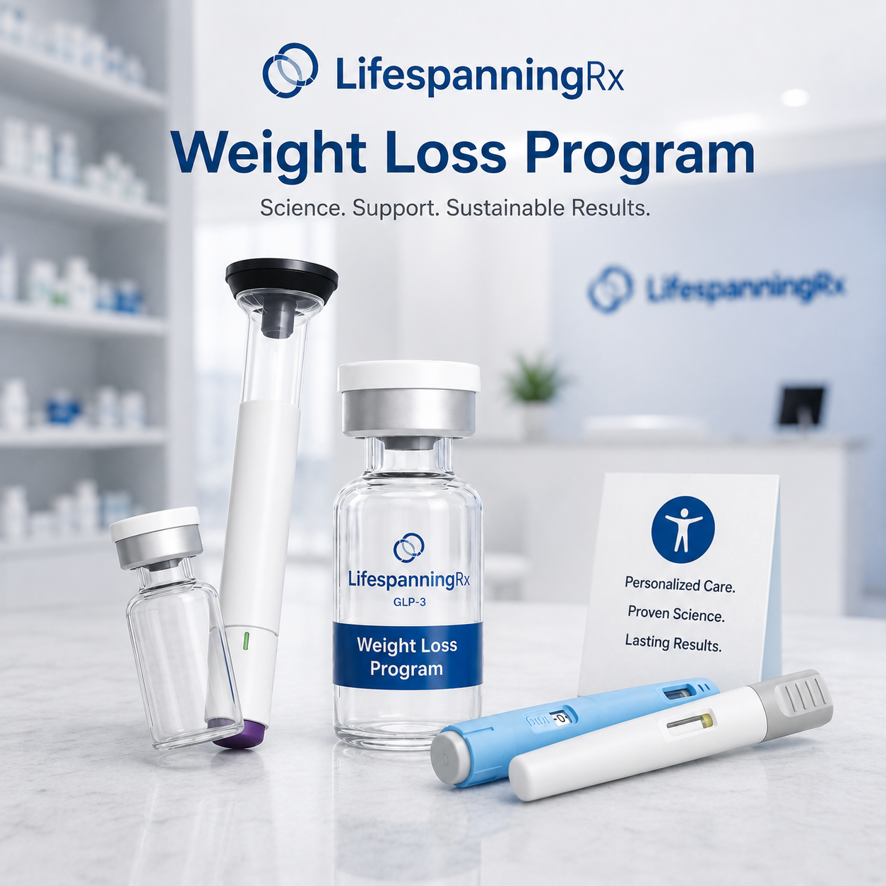 GLP's Treatment T-2 (Tirzepatide) – 50 mg (1-Month) / 200 mg (3-Month)